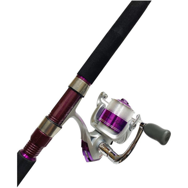 6'6 Rapala Femme Fatale 3-5kg Purple Fishing Rod & Reel Combo Spooled