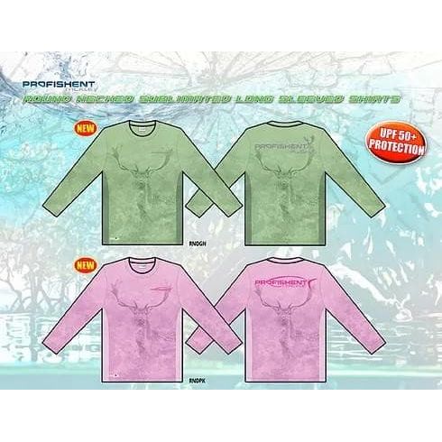 Profishent Kids Pink Murray Cod Sublimated Long Sleeve Fishing