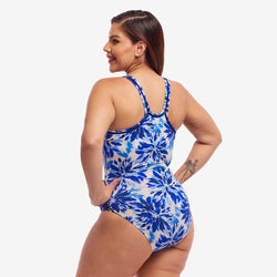 Funkita Ladies Locked in Lucy One Piece Blossom Blue