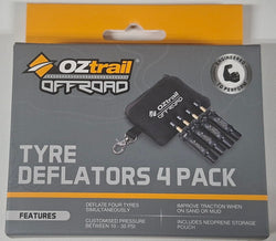 Oztrail Tyre Deflators 4 pack
