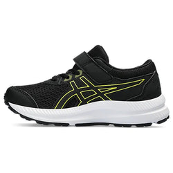Asics Contend 8 PS Black/Bright Yellow