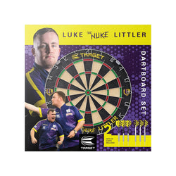 Target Darts Target Luke 'The Nuke' Littler Dart Board Set With Darts