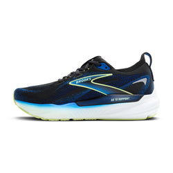 Brooks Men's Glycerin GTS 22 (2E) - Black/Cobolt Blue/Neo Yellow