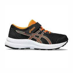 Asics Contend 8 PS Black Bright Orange US 3