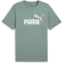 Puma Men's Essential Logo Tee - Green Moon 2XL