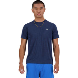 New Balance Athletics T-Shirt Navy Men's