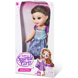 Sparkle Girlz 13inch Princess Toddler Dolls PURPLE