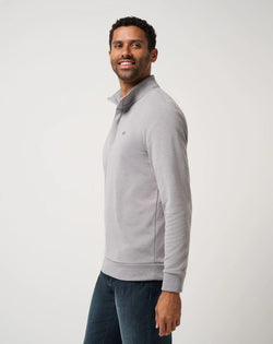 Travis Mathew Cloud Quarter Zip 2.0 - Heather Medium Grey