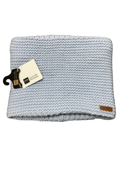 XTM Crystal Women's Chunky Knit Neck Warmer Gaiter - Sky Blue