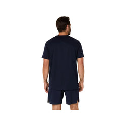 Asics Silver Men's Short Sleeve Top - Midnight