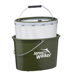 Jarvis Walker Bait Bucket with Bonus 2 Speed Multi Powered Aerator