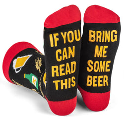 Lavley Assorted Novelty Socks Bring me some Beers