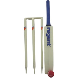 Regent size 5 wooden cricket set