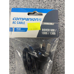 Companion Rover Ac Cable to Suit Rover 600 / 1000 / 1300