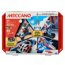 Meccano Maker's 437 Piece Toolbox