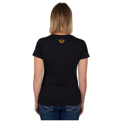 Bullzye Women's Tropics Short Sleeve Tee Black