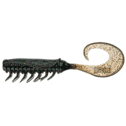 Rapala Crush City Creeper 2.5" (6.5cm) Soft Plastic Lure 8 Pack Black Nightmare