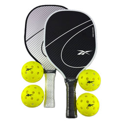 7pc Reebok Premium Wood Outdoor Pickleball Sport Game Set 13mm