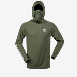 Desolve Helios Hooded Fishing Shirt- Seaweed 2XL