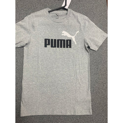 Puma Men's Essential Logo Tee - Light Gray