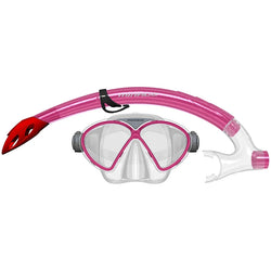 Mirage Comet Junior Mask & Snorkel Set Silitex Pink