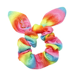 Barbie Rainbow Fantasy Tie Scrunchie with Barbie Charm