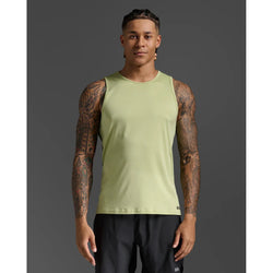2XU Areo Tank Men's Green Mist Hunter S