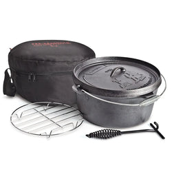 Dutch Oven Set 9qrt with steamer rack