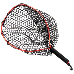 buy fishing net sydney Drop for on the Pier, Catching Net for Fishing - Bridge Landing Net for Fishing with Soft Steel Tyres Black Fish Net 3 Inch