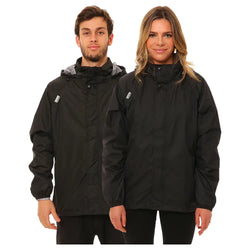 XTM Stash II Unisex Adult Stashable Rain Jacket Small Black