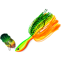 Rapala Rap-V Series Pike Bladed Jig 28Gram 6/0 Hook FIRE TIGER