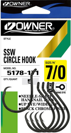Owner SSW Circle Hook 7/0
