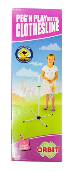 Orbit Peg'N Play Metal Clothesline