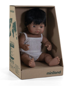 Miniland Baby Doll Latino American Boy