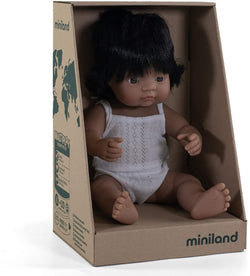 Miniland Doll Latino Latin American Hispanic Girl 38cm