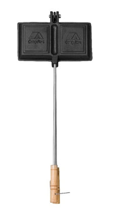 Campfire Cast Iron Jumbo Double Jaffle Iron