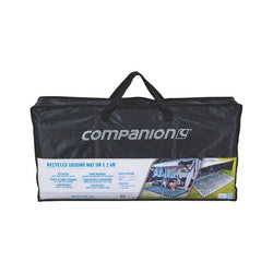 Companion Recycled Ground Mat 5M x 2.4M Black & Grey