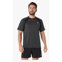 Asics Men's Road Short Sleeve Tee Black M