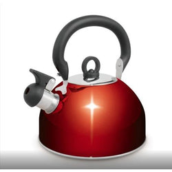 Whistling Kettle Stainless Steel 2.5L Red