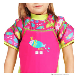 Zoggs Sea Queen & Super Star Water Wings Suit Pink
