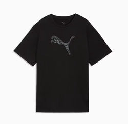 Puma HER Women's Relaxed Graphic Tee Black