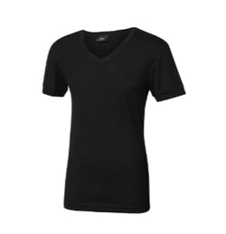 Adventureline Unisex Thermal T-Shirt V Neck Black