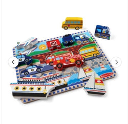 Melissa & Doug Chunky Puzzle Vehicles