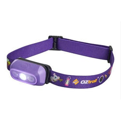 Oztrail 80L Lumos Twinkle Kids Headlamp Purple