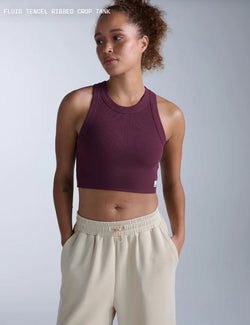 2XU Fluid Tencel Ribbed Crop Tank