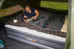Oztrail Duo Comfort Queen 12V/240V Air Bed