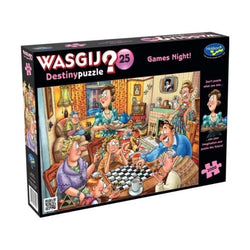 Wasgij Destiny Puzzle #25 Games Night!