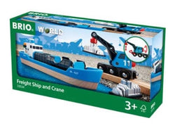 Brio World Freight Ship and Crane