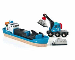 Brio World Freight Ship and Crane