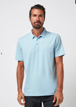 Travis Mathew The Heater Polo - Heater Dream Blue